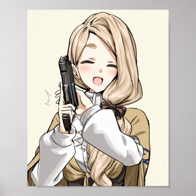 Mercedes with Gun  Poster (Front)