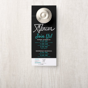 Mercer Invitation Door Hanger