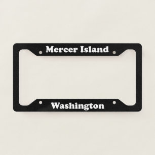 Mercer Island WA - LPF License Plate Frame