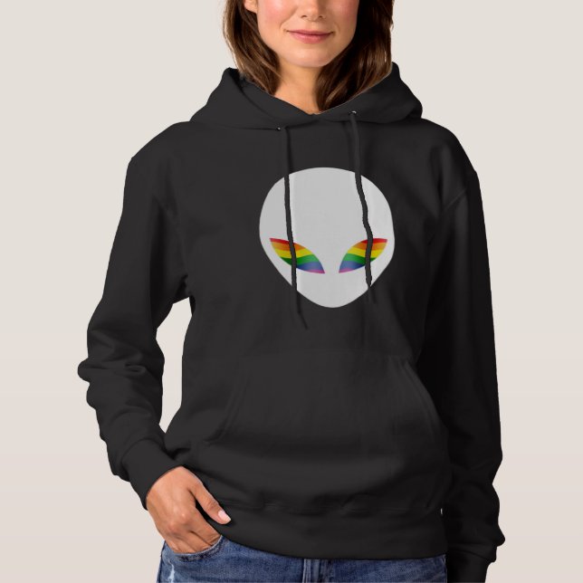 Merchandise Equality Apparel Lesbian Outfit Trans  Hoodie (Front)