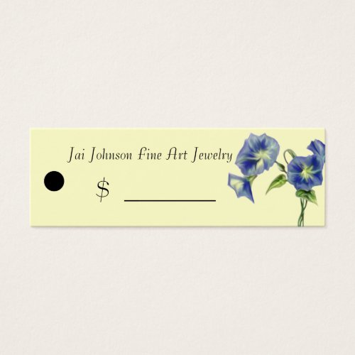 Merchandise Price Tags (Morning Glory) Business Card Templates
