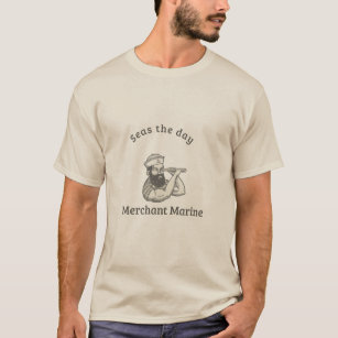 Merchant Marine "Seas The Day" T-Shirt