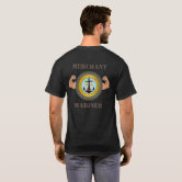 Fuel Merchant Mariner T Shirt U.S. Merchant Marine Navy Nautical Boating Ash / XL