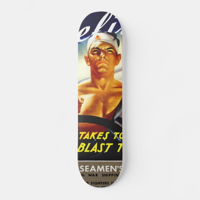 Merchant Seamen Skateboard Deck (Front)