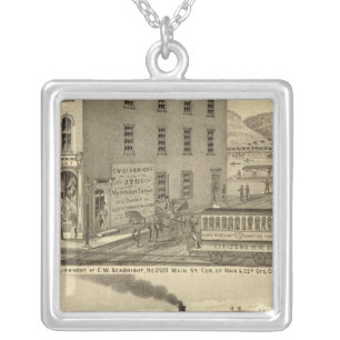 Merchant tailor establishment of CW Seabright Silver Plated Necklace