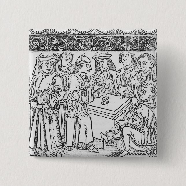 Merchants and Moneylenders Button (Front)