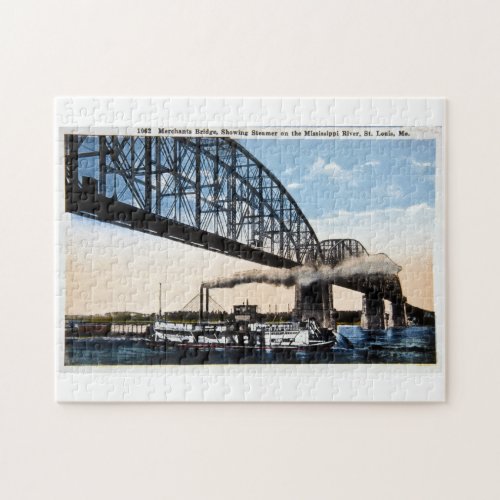 Merchants Bridge Mississippi River St Louis MO Jigsaw Puzzle