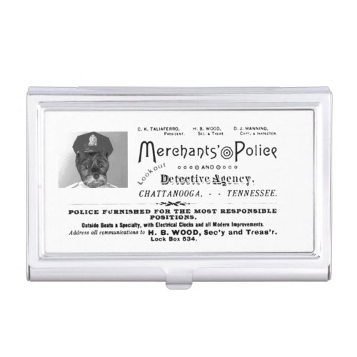Merchants Police Detective Agency  Business Card Case