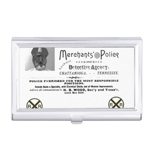 Merchants Police Detective Agency     Business Card Case