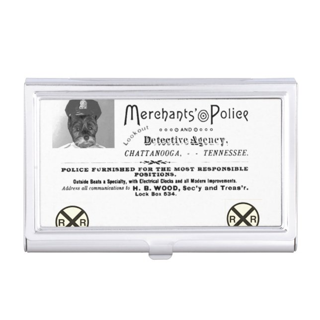 Merchants Police Detective Agency     Business Card Case (Front)