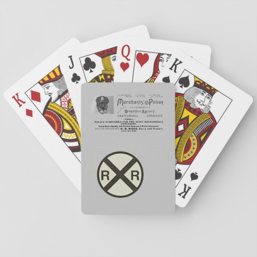 Merchants Police Detective Agency       Poker Cards