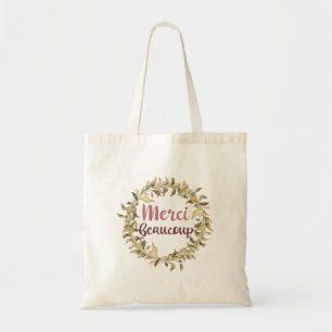 Merci Beaucoup Thank You French Tote Bag