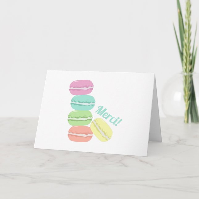 Merci! Cookies Thank You Card (Front)