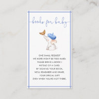 Merci French Bebe Blue Boy Books For Baby Enclosure Card