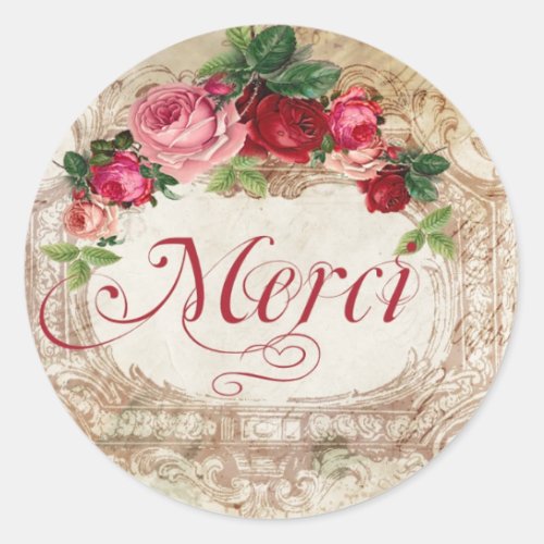 Merci French Inspired Envelope Seals