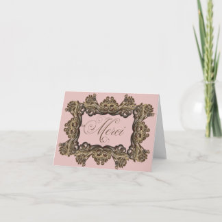Merci, French Inspired Note Cards