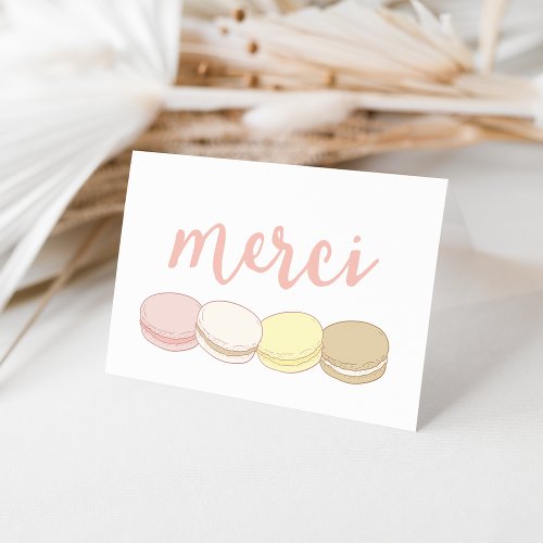 Merci Pastel French Macarons Thank You