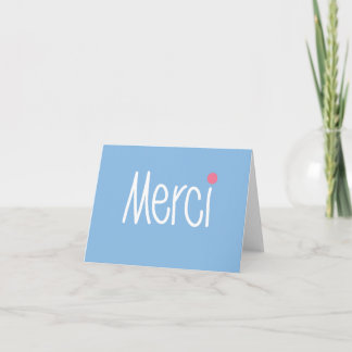 Merci - Thank you in any language Card