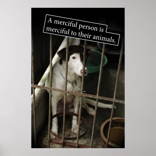 Merciful to Animals Poster