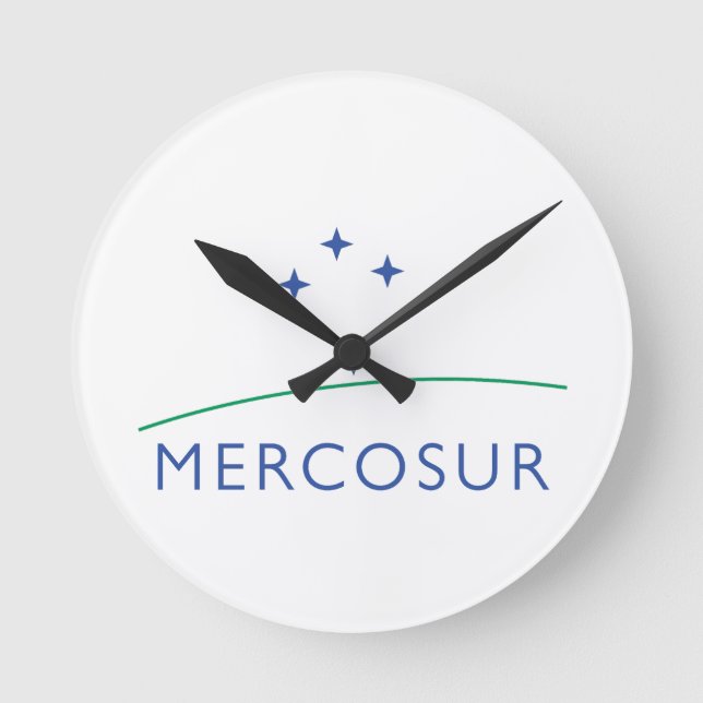 Mercosur Round Clock (Front)