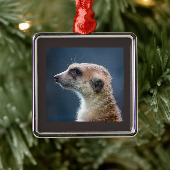 Mercurial Meerkat Christmas Ornament (Tree)