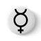 Mercury alchemical symbol
