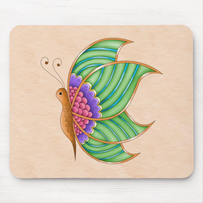 Mercury Butterfly Mouse Pad
