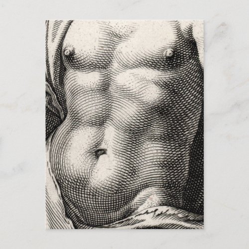 Mercury by Goltzius Postcard