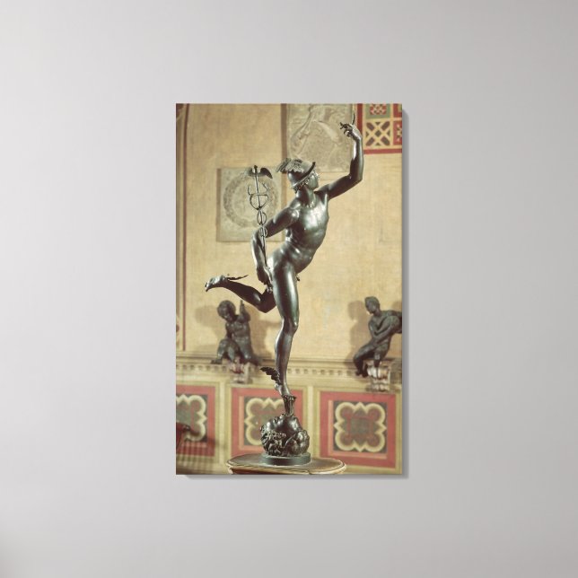 Mercury, c.1576 (bronze) canvas print (Front)