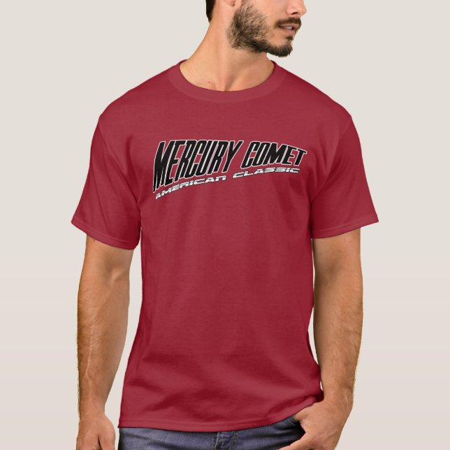 Mercury Comet - Slanted Design American Classic T-Shirt (Front)
