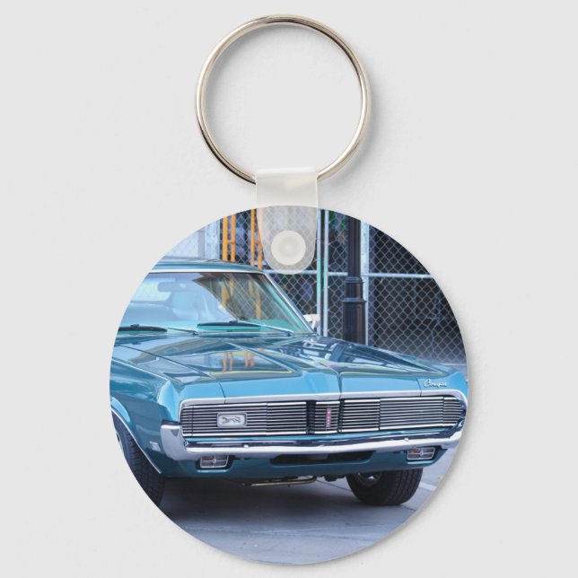 Mercury Cougar Automobile Keychain (Front)
