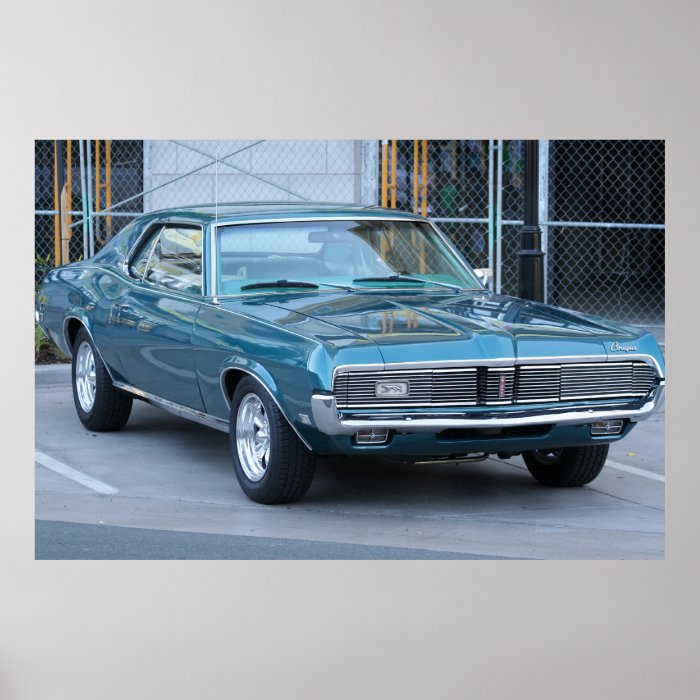 Mercury cougar large poster