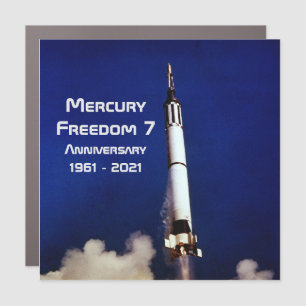 Mercury Freedom 7 - 60th Anniversary Car Magnet