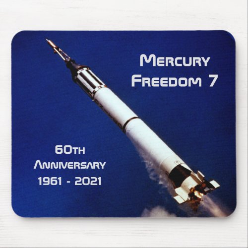 Mercury Freedom 7 _  60th Anniversary Mouse Pad