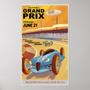 Mercury Grand Prix Poster by stevethomas at Zazzle