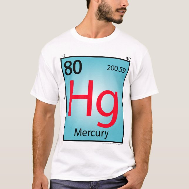 Mercury (Hg) Element T-Shirt - Front Only (Front)