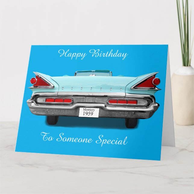 Mercury Monterey 1959 Card (Front)