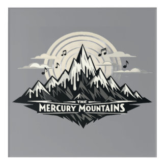 Mercury mountain acrylic print