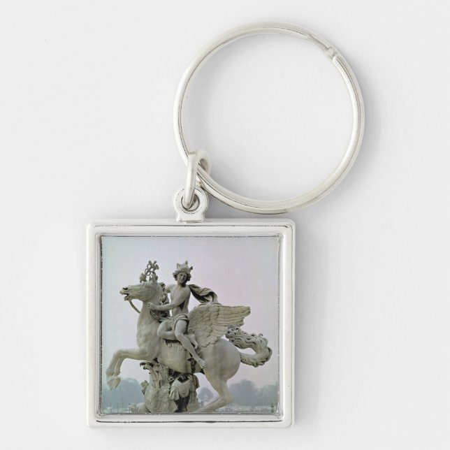 Mercury on Pegasus  1701-02 Keychain (Front)