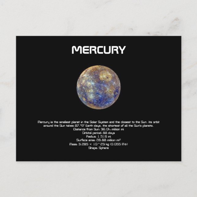 Mercury Postcard (Front)