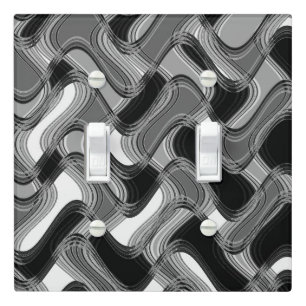 Mercury & Sable Double Toggle Light Switch Cover