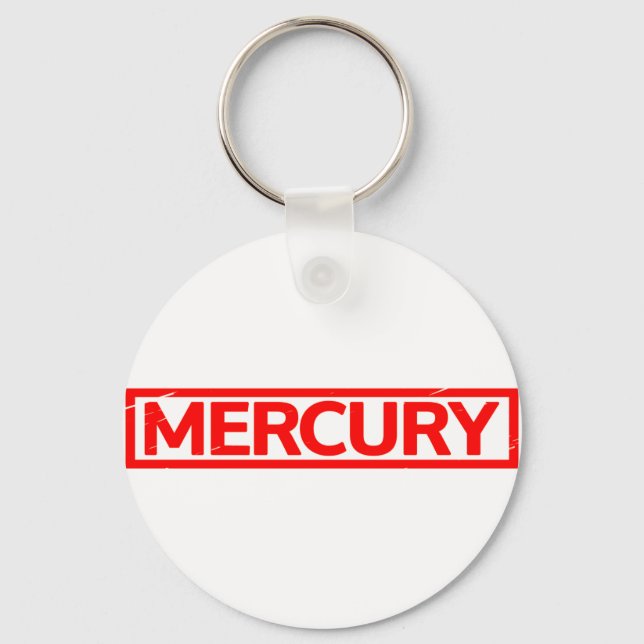 Mercury Stamp Keychain (Front)