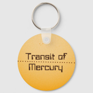 Mercury Transit of the Sun Keychain