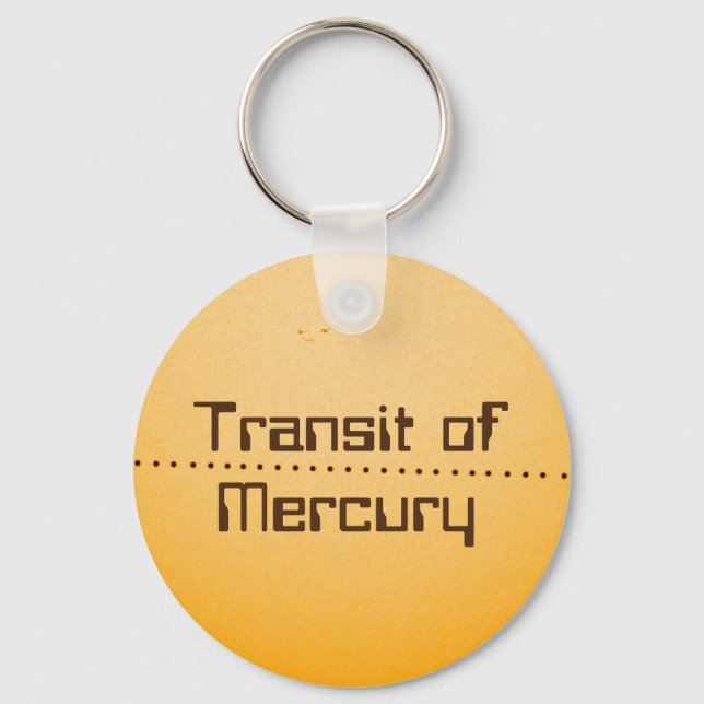 Mercury Transit of the Sun Keychain (Front)
