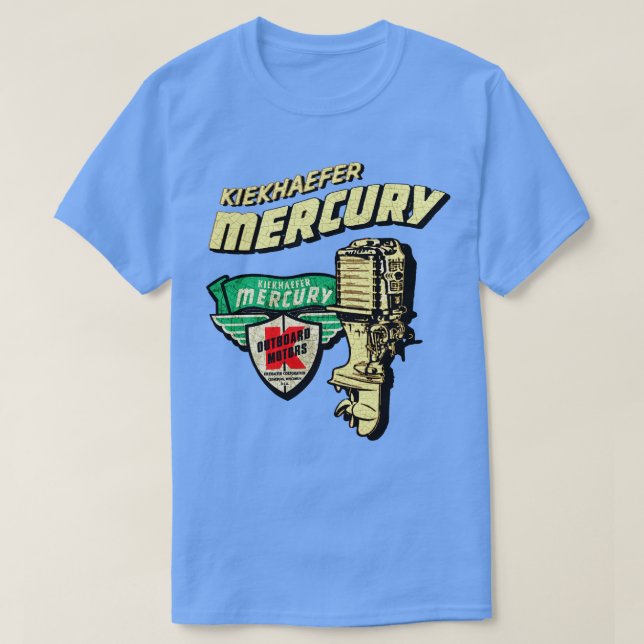 Mercury vintage Outboard Motors T-Shirt (Design Front)