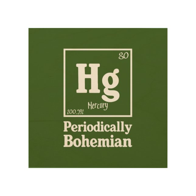 Mercury Wood Wall Art (Front)