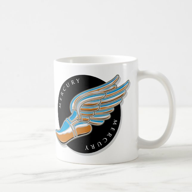Mercury's Wings Coffee Mug (Right)