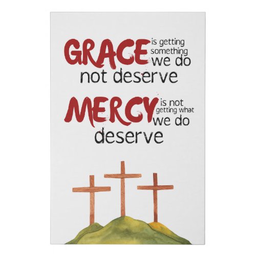 Mercy and Grace Canvas 