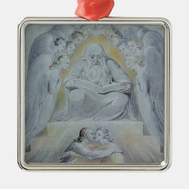 Mercy and Truth are met together Metal Ornament (Front)