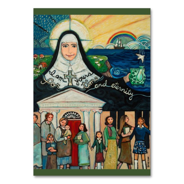 Mercy founder Catherine McAuley prayer card (Front)